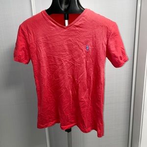 Peach Plain Polo Ralph Lauren T-Shirt